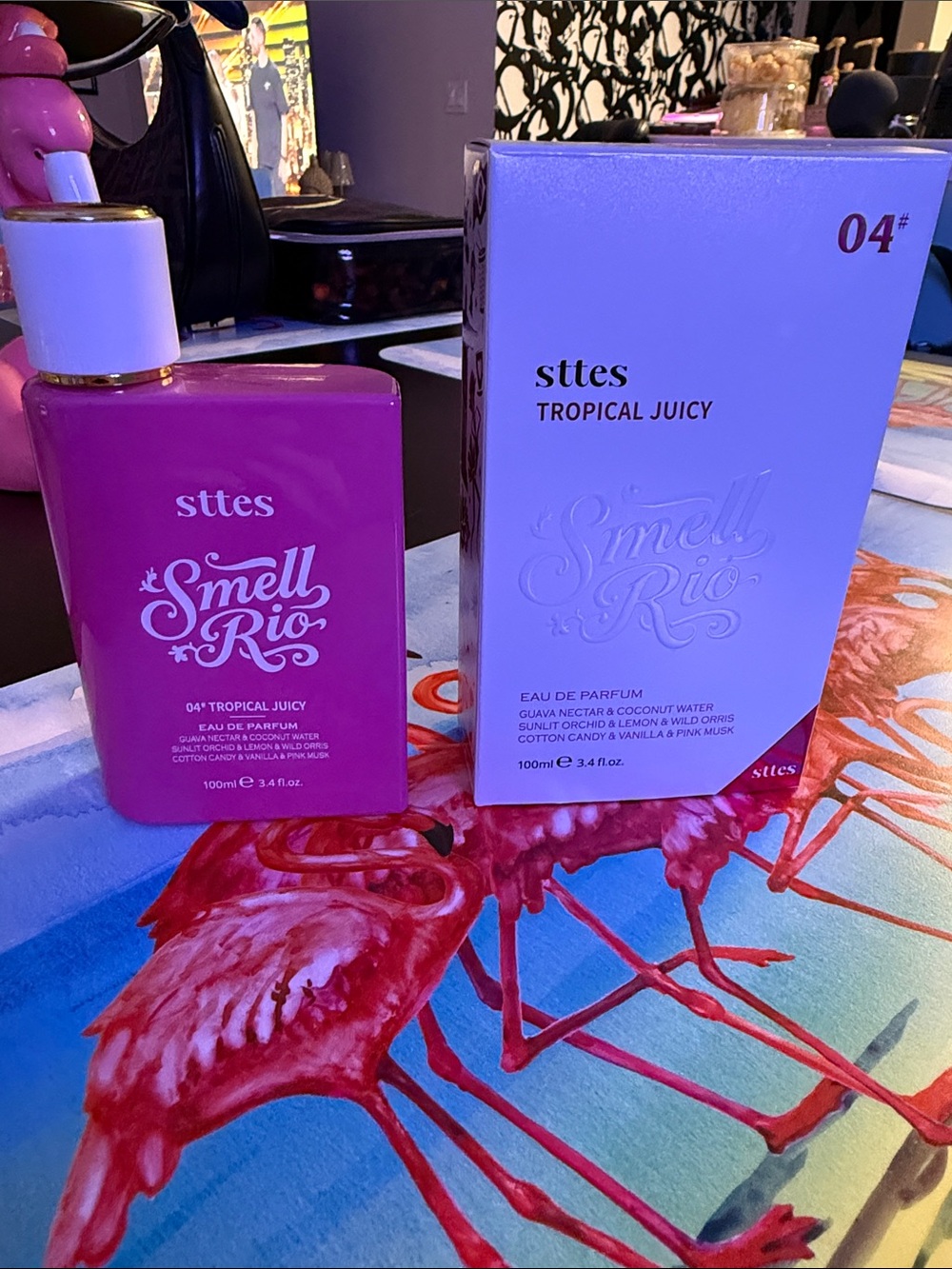 Smell Rio Tropical Juicy Body Fragrance Oil — Pink